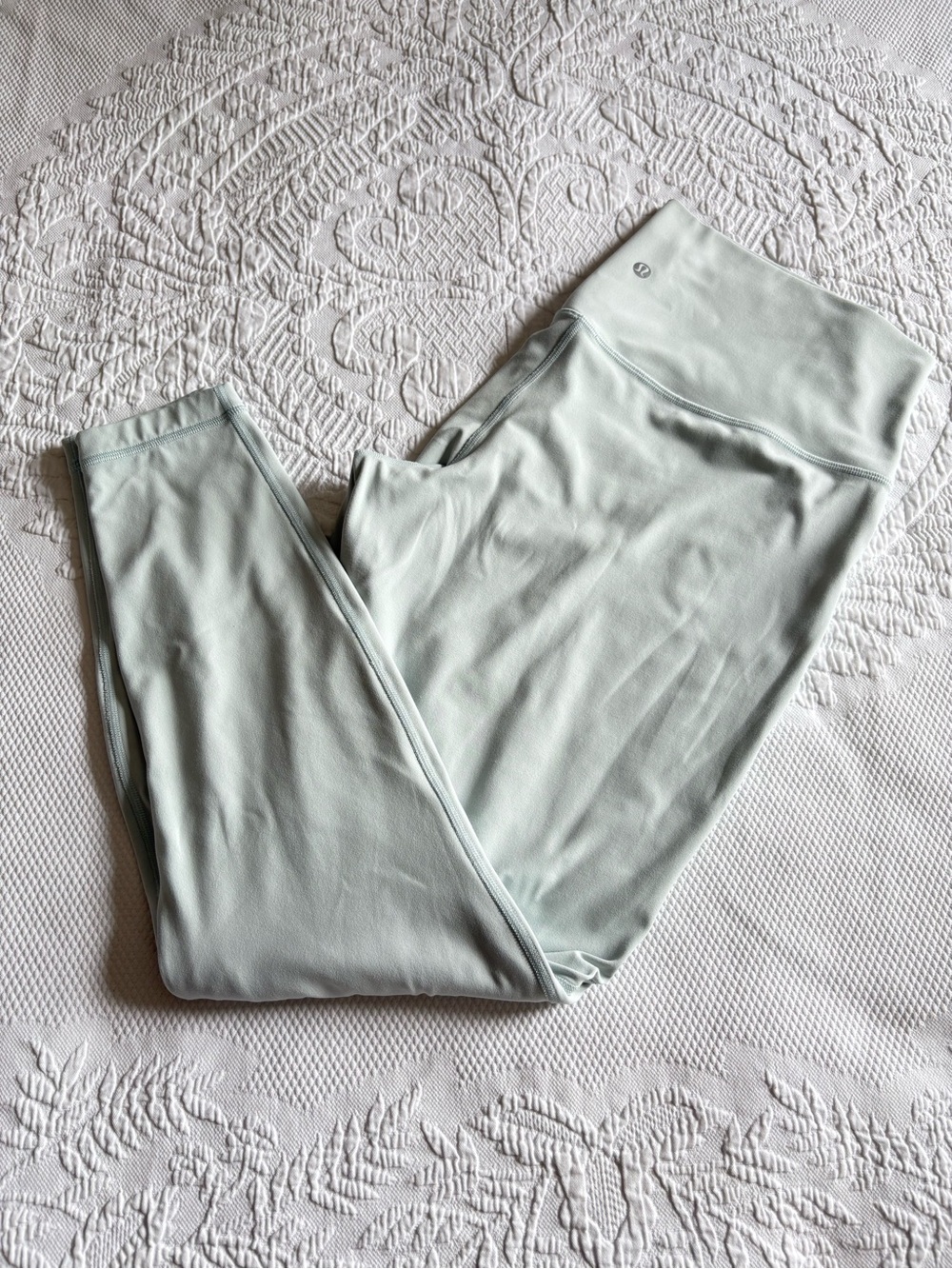 Lululemon align high rise tight 27” inseam light coastal blue size 14